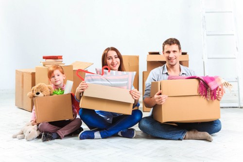 Local moving team organizing a smooth Twickenham move