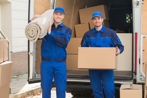 Furniture pick-up service removing bulky items from a Twickenham home