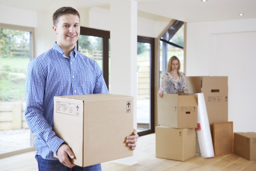 Business relocation timeline and packing preparation for an office move in Twickenham