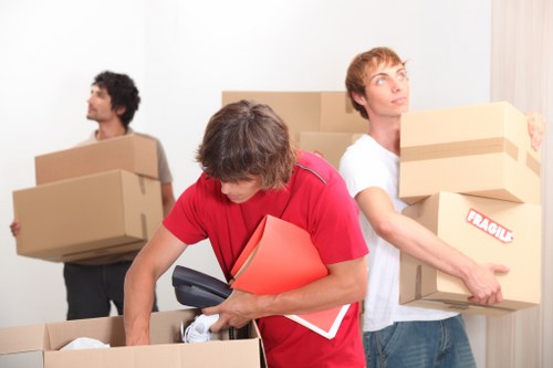 Safe handling of office electronics during a Twickenham relocation
