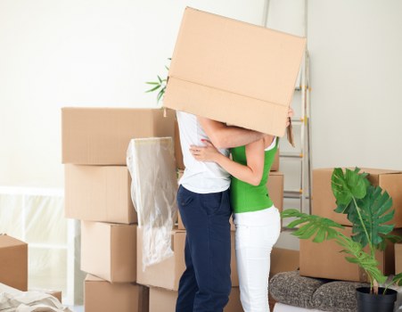 Professional Twickenham movers handling boxes with care