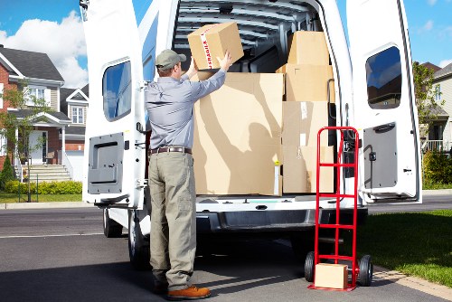 Loaded van prepared for a Twickenham relocation job
